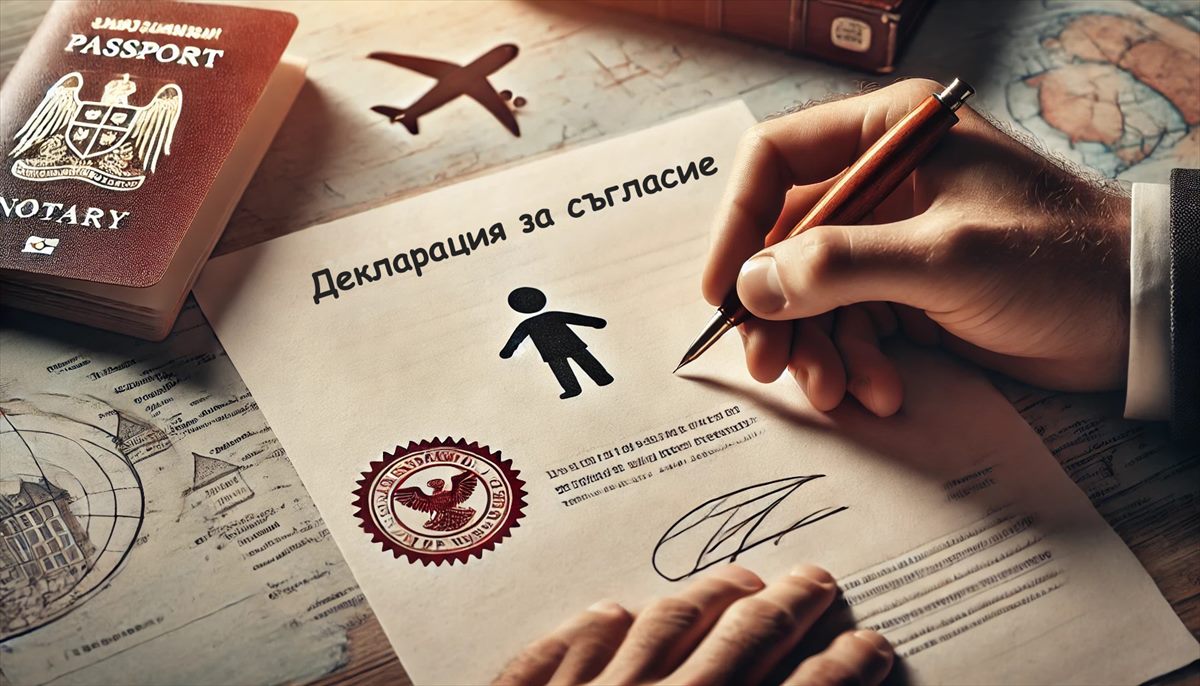 Съгласие за пътуване на дете в чужбина