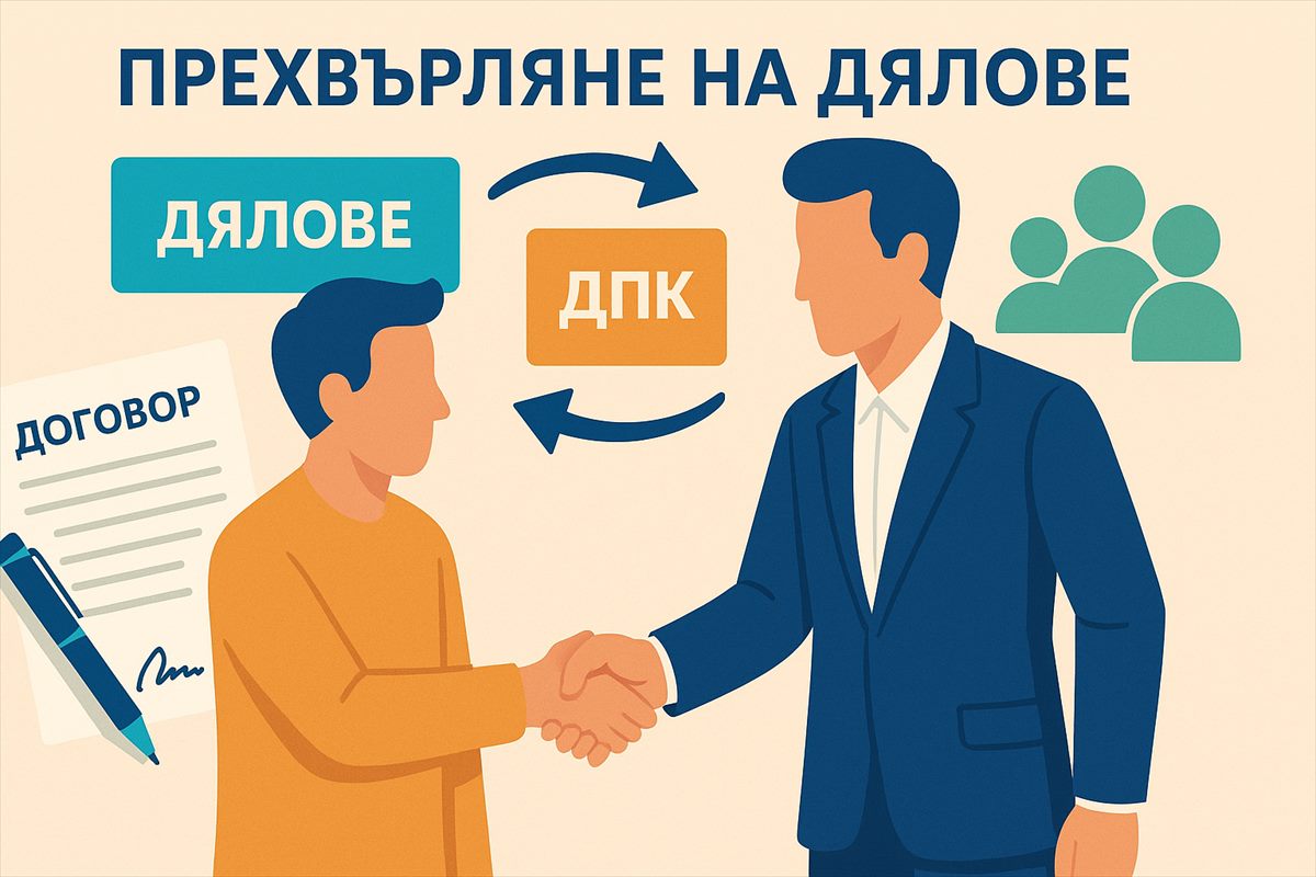 Прехвърляне на дялове от ДПК